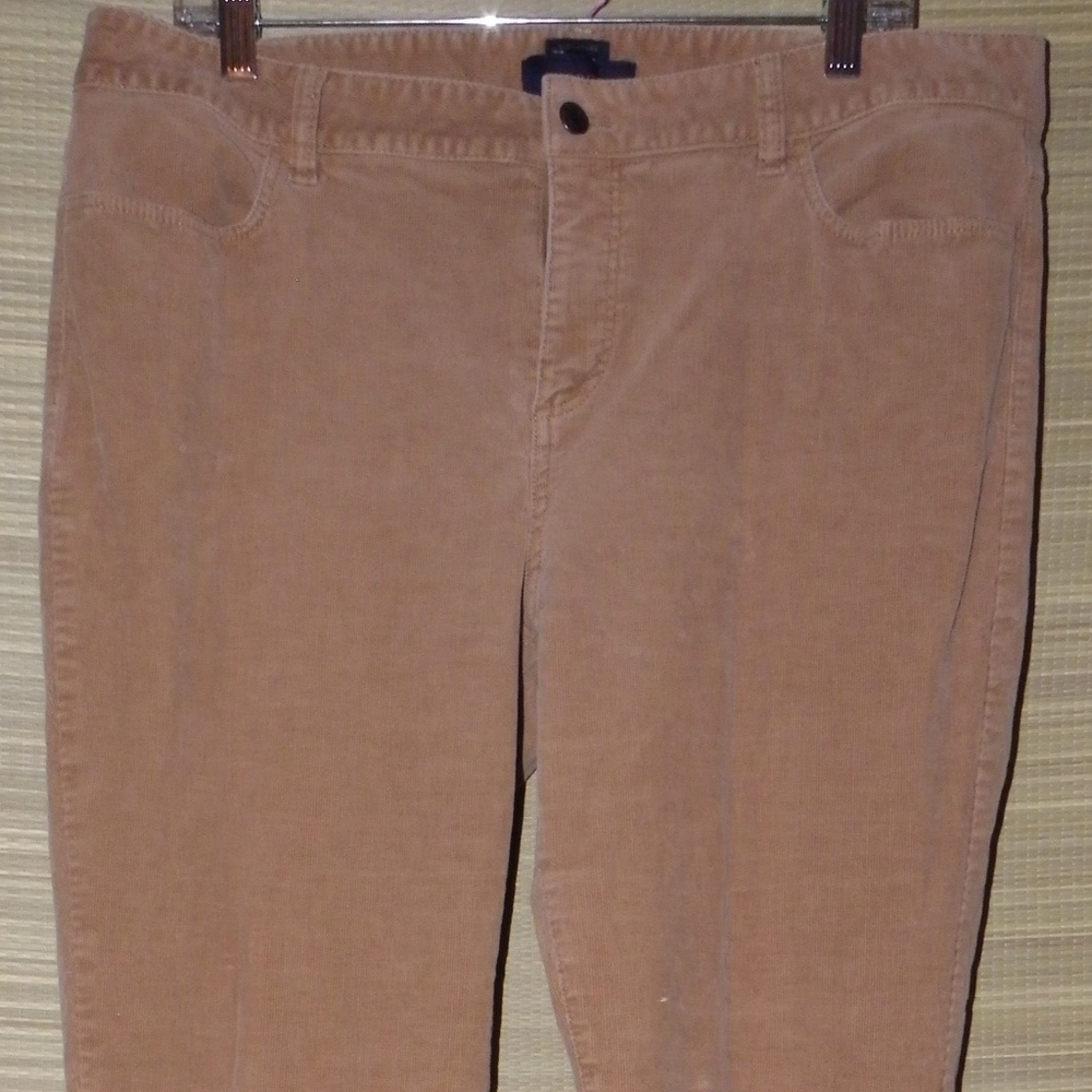 Talbots Signature Corduroy Pants Straight Leg